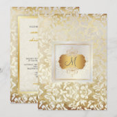 PixDezines Haute Couture Damask, +Pearl Kaart (Voorkant / Achterkant)