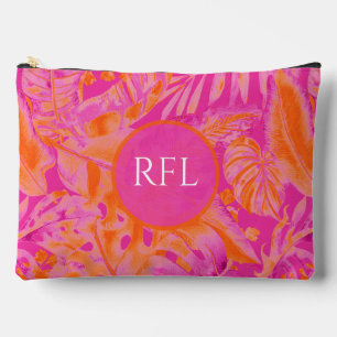 PixDezines Hawaïaans Jongen Roze Oranje Loof Etui