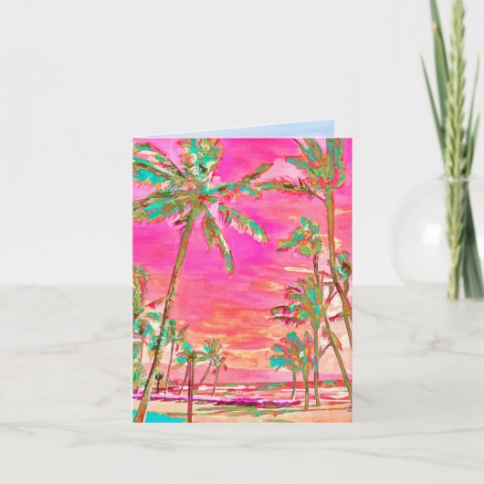 PixDezines Hawaii/Dank u Bedankkaart (Voorkant)