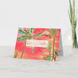 PixDezines Hawaii/Dank u Bedankkaart