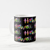 PixDezines Hawaii Lava Regenboog|DIY Achtergrond Koffiemok (Voorkant links)
