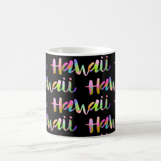 PixDezines Hawaii Lava Regenboog|DIY Achtergrond Koffiemok (Center)