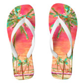 PixDezines Hawaii, Mauna Lani Bay Teenslippers (Voetbed)
