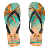 PixDezines  Hawaii, Mauna Lani Bay Teenslippers (Voetbed)