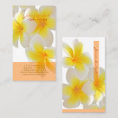 PixDezines Hawaii Plumeria Visitekaartje (Voorkant / Achterkant)