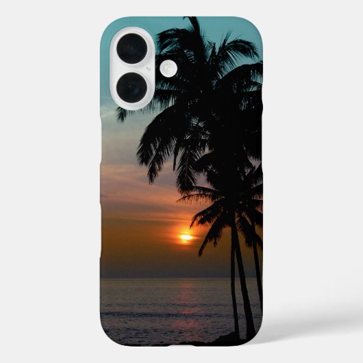 PixDezines hawaii/zonsondergang/strand Case-Mate iPhone Case (Achterkant)