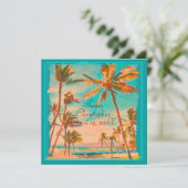 PixDezines  hawaiiaans strand/blauwgroen Kaart (Staand voorkant)