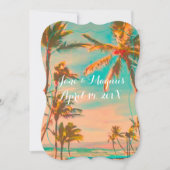 PixDezines  hawaiiaans strand/blauwgroen Kaart (Voorkant)