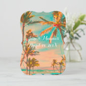 PixDezines  hawaiiaans strand/blauwgroen Kaart (Staand voorkant)