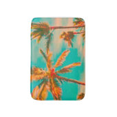 PixDezines  Hawaiian Beach/Blauwgroen Badmat (Voorkant Verticaal)