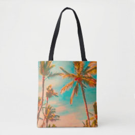 PixDezines  Hawaiian Beach/Blauwgroen Tote Bag