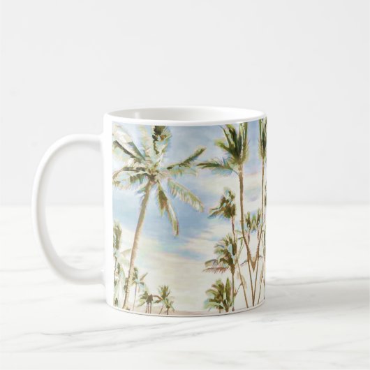 PixDezines  Hawaiian Beach/Blue Sky Koffiemok (Links)