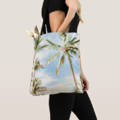 PixDezines  Hawaiian Beach/Blue Tote Bag (Dichtbij)