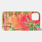 PixDezines  Hawaiian Beach/Coral/Blauwgroen Case-Mate iPhone Case (Achterkant (horizontaal))