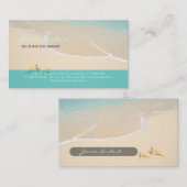 PixDezines Hawaiian Beach/DIY fonts Visitekaartje (Voorkant / Achterkant)