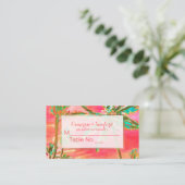 PixDezines Hawaiian Beach/Escort Kaarten Plaatskaartje (Staand voorkant)