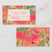 PixDezines Hawaiian Beach/Escort Kaarten Plaatskaartje (Voorkant / Achterkant)