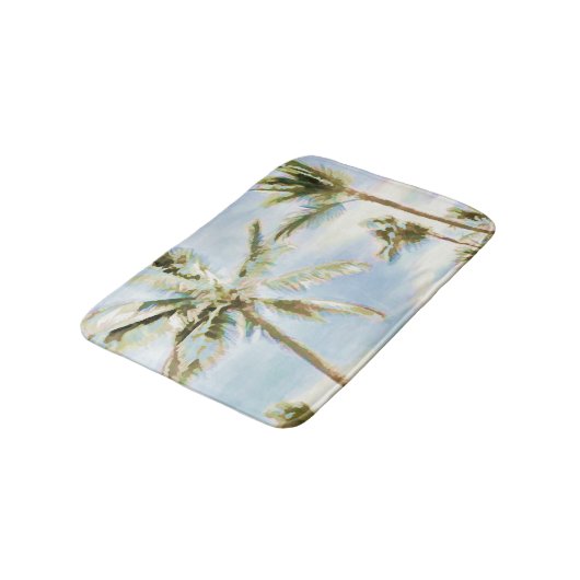 PixDezines  Hawaiian Beach/Light Blue Badmat (Gekanteld)