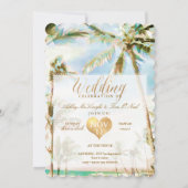 PixDezines  Hawaiian Beach/Light Blue Kaart (Achterkant)