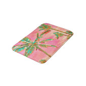 PixDezines  Hawaiian Beach/roze Badmat (Gekanteld)