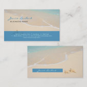 PixDezines Hawaiian Beach Visitekaartje (Voorkant / Achterkant)