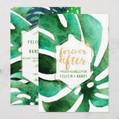 PixDezines Hawaiian Monstera/DIY Achtergrondkleur Kaart (Voorkant / Achterkant)