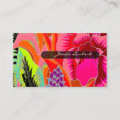 PixDezines Hawaiian Oerwoud 3 - aangepaste achterg Visitekaartje (Achterkant)