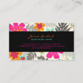 PixDezines Hawaiian Oerwoud/Aangepaste achtergrond Visitekaartje (Achterkant)