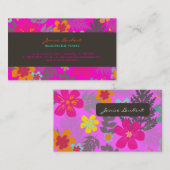 PixDezines Hawaiian Oerwoud/Aangepaste Achtergrond Visitekaartje (Voorkant / Achterkant)