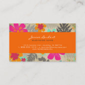 PixDezines Hawaiian Oerwoud/ achtergrond Visitekaartje (Achterkant)