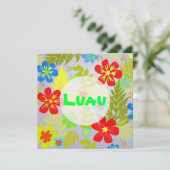 PixDezines hawaiian oerwoud/DIY achtergrondkleur Kaart (Staand voorkant)