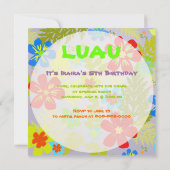 PixDezines hawaiian oerwoud/DIY achtergrondkleur Kaart (Achterkant)