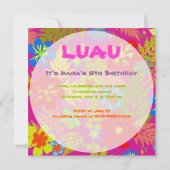 PixDezines hawaiian oerwoud/DIY achtergrondkleur Kaart (Achterkant)