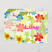 PixDezines hawaiian oerwoud/DIY achtergrondkleur Kaart (Voorkant / Achterkant)