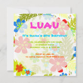 PixDezines hawaiian oerwoud/DIY achtergrondkleur Kaart (Achterkant)