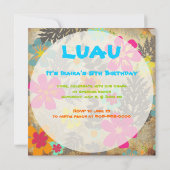 PixDezines hawaiian oerwoud/DIY achtergrondkleur Kaart (Achterkant)