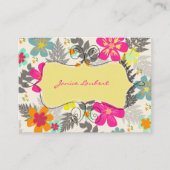PixDezines Hawaiian Oerwoud/DIY achtergrondkleur Visitekaartje (Voorkant)