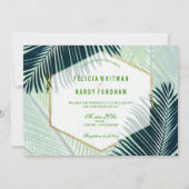 PixDezines Hawaiian Palm Fronds/DIY Background Kaart (Achterkant)
