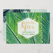 PixDezines Hawaiian Palm Fronds/DIY Background Kaart (Voorkant / Achterkant)