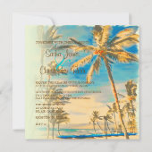 PixDezines  hawaiian strand/cerulean blue Kaart (Achterkant)