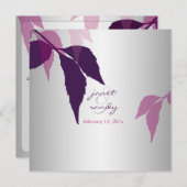 PixDezines herfst foliage/eggplant/DIY achtergrond Kaart (Voorkant / Achterkant)