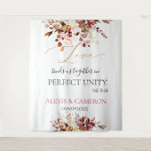 PixDezines Herfst Foliage Eucalyptus Kol. 3:14 Tap Wandkleed (Voorkant)