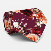 PixDezines Herfst Rozen in Peonies DIY Achtergrond Stropdas (Opgerold)