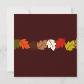 PixDezines herfstbladeren/diy events+background Kaart (Voorkant)