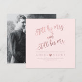 PixDezines Hernieuwing van geloften/Nep rozen goud Kaart (Voorkant / Achterkant)