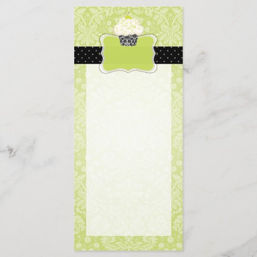 PixDezines het belangrijkste menu van de limoen cu (Achterkant)