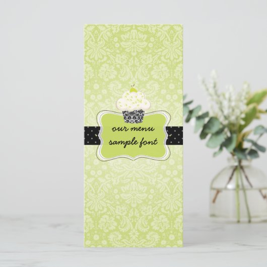 PixDezines het belangrijkste menu van de limoen cu (Staand voorkant)