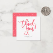 PixDezines het Manuscript van de Borstel van de DY Notitiekaartje (Voorkant / Achterkant in situ)