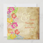 PixDezines  HIBISC LEIS/LUAU Kaart (Voorkant)