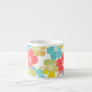 PixDezines hibiscus/DIY achtergrondkleur Espresso Kop